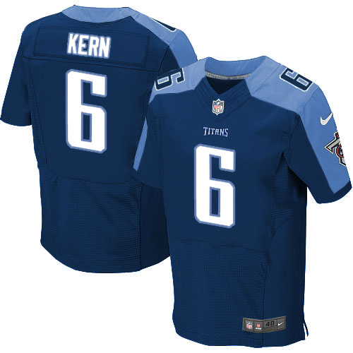 Nike Titans #6 Brett Kern Navy Blue Alternate Men's Stitched NFL Elite Jersey Nike Titans #6 Brett Kern Navy Blue Alternate Men's Stitched NFL Elite Jersey