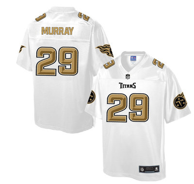 Nike Titans #29 DeMarco Murray White Men's NFL Pro Line Fashion Elite Jersey