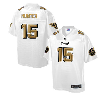 Nike Titans #15 Hunter White Men's NFL Pro Line Fashion Elite Jersey Nike Titans #15 Hunter White Men's NFL Pro Line Fashion Elite Jersey