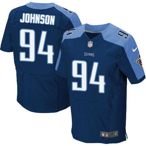 Nike Titans #94 Austin Johnson Navy Blue Alternate Men's Stitched NFL Elite Jersey Nike Titans #94 Austin Johnson Navy Blue Alternate Men's Stitched NFL Elite Jersey