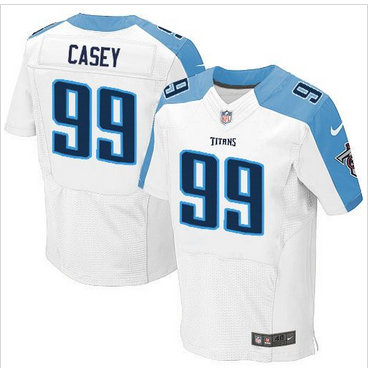 Nike Tennessee Titans #99 Jurrell Casey White Men's Stitched NFL Elite Jersey