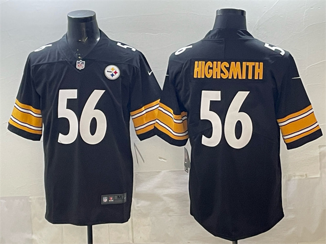 Men's Pisttburgn Steelers #56 Alex Highsmith Black Vapor Untouchable Limited Stitched Football Jersey Men's Pisttburgn Steelers #56 Alex Highsmith Black Vapor Untouchable Limited Stitched Football Jersey