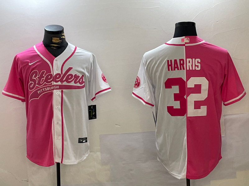 Men's Pittsburgh Steelers #32 Franco Harris 2024 Arctic Red White Salute To Service Stitched Baseball Jersey Men's Pittsburgh Steelers #32 Franco Harris 2024 Arctic Red White Salute To Service Stitched Baseball Jersey