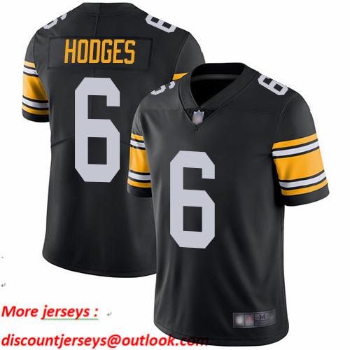 Steelers #6 Devlin Hodges Black Alternate Men's Stitched Football Vapor Untouchable Limited Jersey Steelers #6 Devlin Hodges Black Alternate Men's Stitched Football Vapor Untouchable Limited Jersey