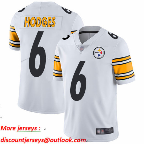 Steelers #6 Devlin Hodges White Men's Stitched Football Vapor Untouchable Limited Jersey Steelers #6 Devlin Hodges White Men's Stitched Football Vapor Untouchable Limited Jersey