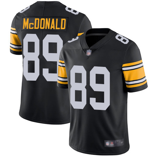 Steelers #89 Vance McDonald Black Alternate Men's Stitched Football Vapor Untouchable Limited Jersey Steelers #89 Vance McDonald Black Alternate Men's Stitched Football Vapor Untouchable Limited Jersey