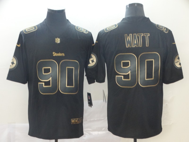 Nike Steelers 90 T.J. Watt Black Gold Vapor Untouchable Limited Jersey Nike Steelers 90 T.J. Watt Black Gold Vapor Untouchable Limited Jersey