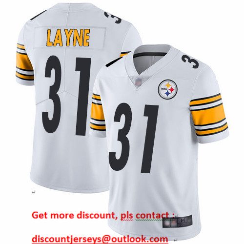 Steelers #31 Justin Layne White Men's Stitched Football Vapor Untouchable Limited Jersey Steelers #31 Justin Layne White Men's Stitched Football Vapor Untouchable Limited Jersey