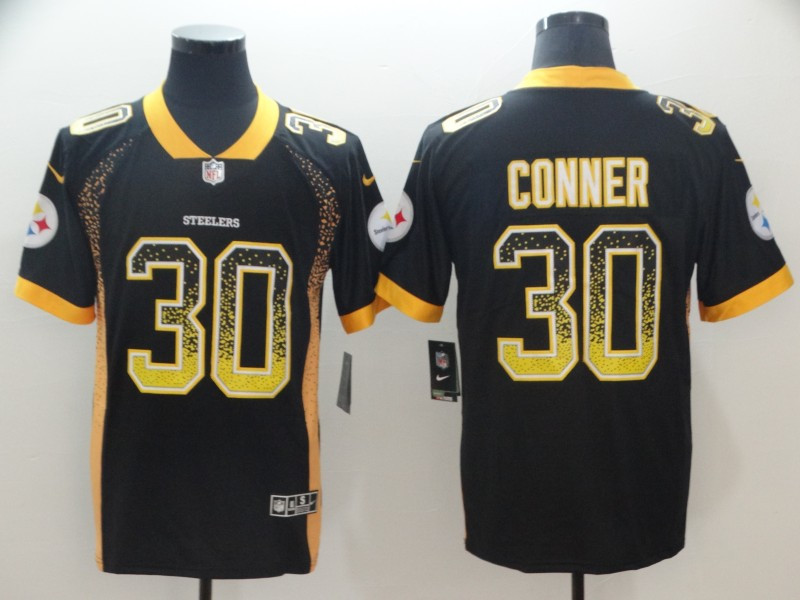 Nike Steelers 30 James Conner Black Drift Fashion Limited Jersey Nike Steelers 30 James Conner Black Drift Fashion Limited Jersey