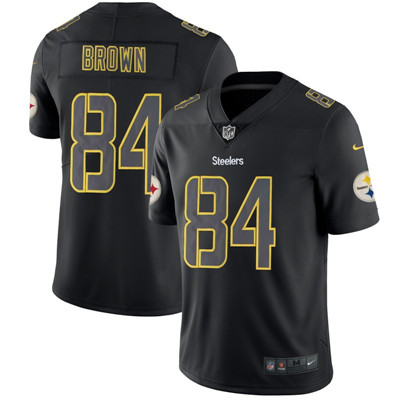 Nike Steelers #84 Antonio Brown Black Vapor Impact Limited Jersey Nike Steelers #84 Antonio Brown Black Vapor Impact Limited Jersey