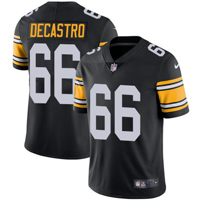 Nike Steelers #66 David DeCastro Black Alternate Men's Stitched NFL Vapor Untouchable Limited Jersey Nike Steelers #66 David DeCastro Black Alternate Men's Stitched NFL Vapor Untouchable Limited Jersey