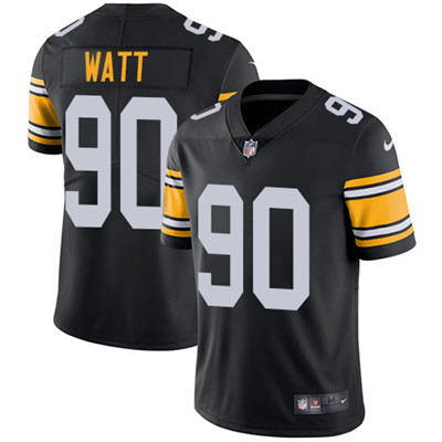 Nike Steelers #90 T. J. Watt Black Alternate Men's Stitched NFL Vapor Untouchable Limited Jersey Nike Steelers #90 T. J. Watt Black Alternate Men's Stitched NFL Vapor Untouchable Limited Jersey