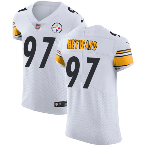 Nike Steelers #97 Cameron Heyward White Men's Stitched NFL Vapor Untouchable Elite Jersey Nike Steelers #97 Cameron Heyward White Men's Stitched NFL Vapor Untouchable Elite Jersey