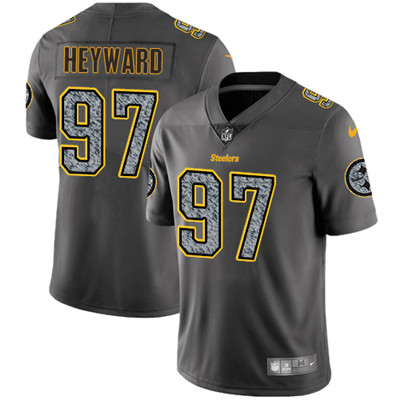 Nike Steelers #97 Cameron Heyward Gray Static Men's NFL Vapor Untouchable Game Jersey Nike Steelers #97 Cameron Heyward Gray Static Men's NFL Vapor Untouchable Game Jersey