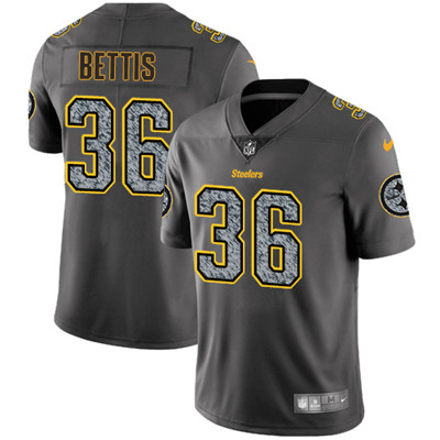 Nike Steelers #36 Jerome Bettis Gray Static Men's NFL Vapor Untouchable Game Jersey Nike Steelers #36 Jerome Bettis Gray Static Men's NFL Vapor Untouchable Game Jersey