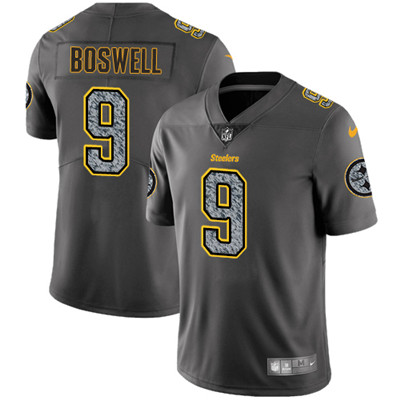 Nike Steelers #9 Chris Boswell Gray Static Men's NFL Vapor Untouchable Game Jersey Nike Steelers #9 Chris Boswell Gray Static Men's NFL Vapor Untouchable Game Jersey
