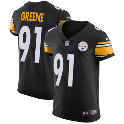 Nike Steelers #91 Kevin Greene Black Team Color Men's Stitched NFL Vapor Untouchable Elite Jersey Nike Steelers #91 Kevin Greene Black Team Color Men's Stitched NFL Vapor Untouchable Elite Jersey