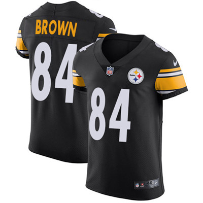 Nike Steelers #84 Antonio Brown Black Team Color Men's Stitched NFL Vapor Untouchable Elite Jersey Nike Steelers #84 Antonio Brown Black Team Color Men's Stitched NFL Vapor Untouchable Elite Jersey