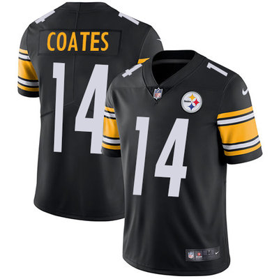 Nike Steelers #14 Sammie Coates Black Team Color Men's Stitched NFL Vapor Untouchable Limited Jersey Nike Steelers #14 Sammie Coates Black Team Color Men's Stitched NFL Vapor Untouchable Limited Jersey