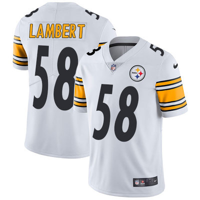 Nike Steelers #58 Jack Lambert White Men's Stitched NFL Vapor Untouchable Limited Jersey Nike Steelers #58 Jack Lambert White Men's Stitched NFL Vapor Untouchable Limited Jersey