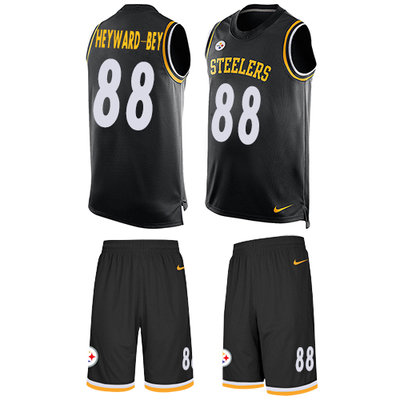 Nike Steelers #88 Darrius Heyward-Bey Black Team Color Men's Stitched NFL Limited Tank Top Suit Jersey Nike Steelers #88 Darrius Heyward-Bey Black Team Color Men's Stitched NFL Limited Tank Top Suit Jersey