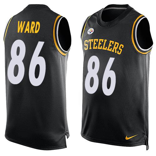 Nike Steelers #86 Hines Ward Black Team Color Men's Stitched NFL Limited Tank Top Jersey Nike Steelers #86 Hines Ward Black Team Color Men's Stitched NFL Limited Tank Top Jersey