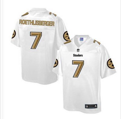 Nike Steelers #7 Ben Roethlisberger White Men's NFL Pro Line Fashion Game Jersey Nike Steelers #7 Ben Roethlisberger White Men's NFL Pro Line Fashion Game Jersey