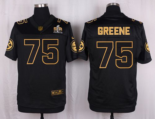 Nike Steelers #75 Joe Greene Black Men's Stitched NFL Elite Pro Line Gold Collection Jersey Nike Steelers #75 Joe Greene Black Men's Stitched NFL Elite Pro Line Gold Collection Jersey