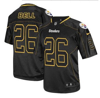 NEW Pittsburgh Steelers #26 Le'Veon Bell Lights Out Black Men's Stitched NFL Elite Jersey