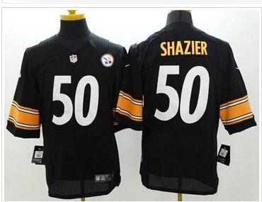 NEW Pittsburgh Steelers #50 Ryan Shazier Black NFL Elite Jersey
