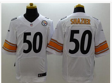 NEW Pittsburgh Steelers #50 Ryan Shazier White NFL Elite Jersey