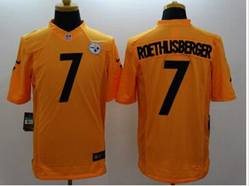 NEW Pittsburgh Steelers #7 Ben Roethlisberger Gold NFL Limited Jersey NEW Pittsburgh Steelers #7 Ben Roethlisberger Gold NFL Limited Jersey