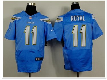 New San Diego Chargers #11 Eddie Royal Electric Blue Alternate NFL New Elite Jersey