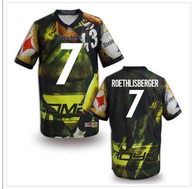Pittsburgh Steelers #7 ROETHLISBERGER Men's Stitched NFL Elite Fanatical Version Jersey (6) Pittsburgh Steelers #7 ROETHLISBERGER Men's Stitched NFL Elite Fanatical Version Jersey (6)