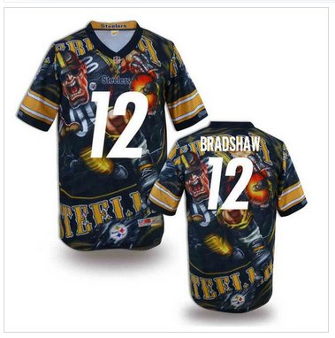 Pittsburgh Steelers #12 BRADSHAW Men's Stitched NFL Elite Fanatical Version Jersey (1) Pittsburgh Steelers #12 BRADSHAW Men's Stitched NFL Elite Fanatical Version Jersey (1)