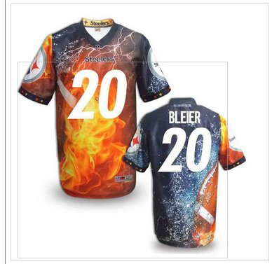 Pittsburgh Steelers #20 BLEIER Men's Stitched NFL Elite Fanatical Version Jersey (10)