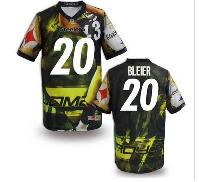 Pittsburgh Steelers #20 BLEIER Men's Stitched NFL Elite Fanatical Version Jersey (6)