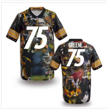 Pittsburgh Steelers #75 GREENE Men's Stitched NFL Elite Fanatical Version Jersey (5) Pittsburgh Steelers #75 GREENE Men's Stitched NFL Elite Fanatical Version Jersey (5)