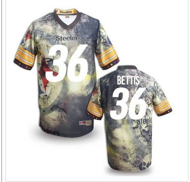 Pittsburgh Steelers #36 BETTIS Men's Stitched NFL Elite Fanatical Version Jersey (9) Pittsburgh Steelers #36 BETTIS Men's Stitched NFL Elite Fanatical Version Jersey (9)
