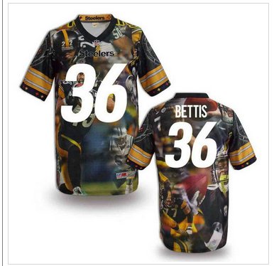 Pittsburgh Steelers #36 BETTIS Men's Stitched NFL Elite Fanatical Version Jersey (5) Pittsburgh Steelers #36 BETTIS Men's Stitched NFL Elite Fanatical Version Jersey (5)