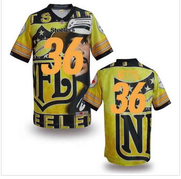 Pittsburgh Steelers #36 BETTIS Men's Stitched NFL Elite Fanatical Version Jersey (3)