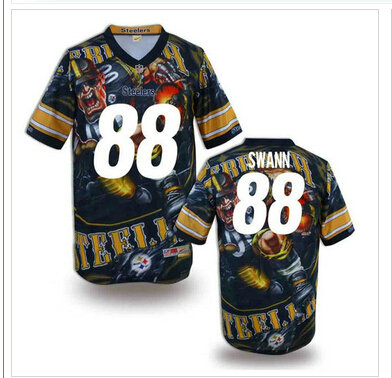 Pittsburgh Steelers #88 SWANN Men's Stitched NFL Elite Fanatical Version Jersey (1) Pittsburgh Steelers #88 SWANN Men's Stitched NFL Elite Fanatical Version Jersey (1)