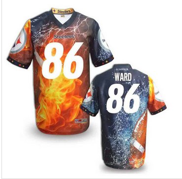 Pittsburgh Steelers #86 WARD Men's Stitched NFL Elite Fanatical Version Jersey (10)