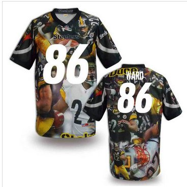 Pittsburgh Steelers #84 BROWN Men's Stitched NFL Elite Fanatical Version Jersey (8)