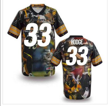 Pittsburgh Steelers #33 HODGE Men's Stitched NFL Elite Fanatical Version Jersey (5) Pittsburgh Steelers #33 HODGE Men's Stitched NFL Elite Fanatical Version Jersey (5)
