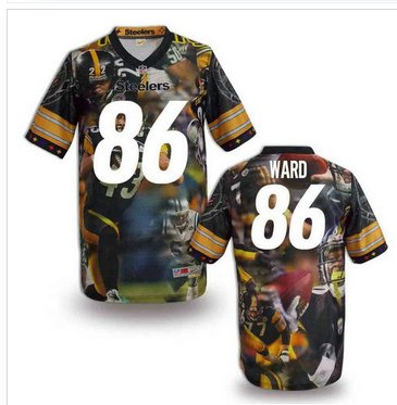 Pittsburgh Steelers #86 WARD Men's Stitched NFL Elite Fanatical Version Jersey (5) Pittsburgh Steelers #86 WARD Men's Stitched NFL Elite Fanatical Version Jersey (5)