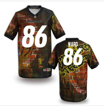 Pittsburgh Steelers #86 WARD Men's Stitched NFL Elite Fanatical Version Jersey (4) Pittsburgh Steelers #86 WARD Men's Stitched NFL Elite Fanatical Version Jersey (4)