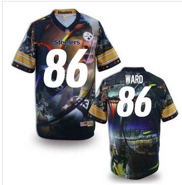 Pittsburgh Steelers #86 WARD Men's Stitched NFL Elite Fanatical Version Jersey (2)