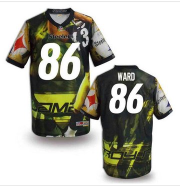 Pittsburgh Steelers #86 WARD Men's Stitched NFL Elite Fanatical Version Jersey (6