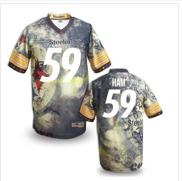 Pittsburgh Steelers #59 HAM Men's Stitched NFL Elite Fanatical Version Jersey (9)